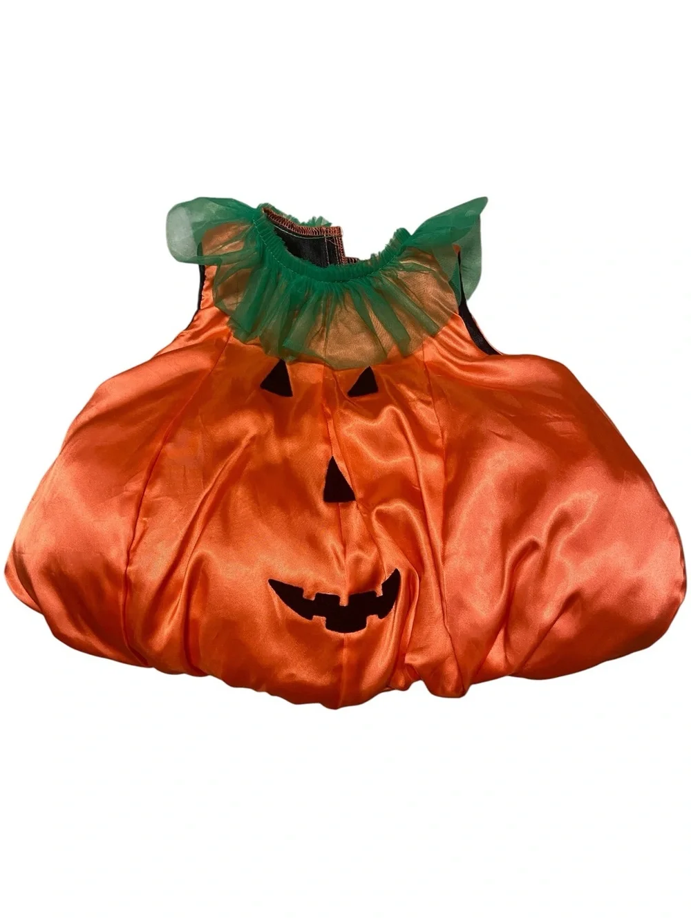 A.Chatila Pumpkin Baby Halloween Costume 3-12M Toddler JackO Lantern Bubble Vest